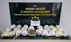 Mersin'de 15,5 kilo esrar ele geçirildi