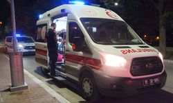 Motosikletten düşen sürücü yaralandı