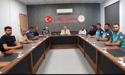 Saha çalışmasına katılan sağlık personeline teşekkür belgesi