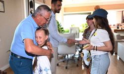 Ukraynalı çocuklar Kemer'de