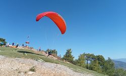 Anamur'da yamaç paraşütü şampiyonası ve milli takım seçmeleri