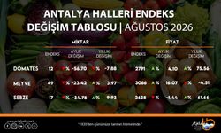 Antalya Ticaret Borsası ağustos ayı hal endeksini açıkladı