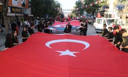 Burdur'da Gaziler Günü yürüyüşü