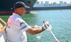 Büyükşehirden denizde temizlik