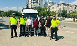 Erdemli'de okul servisleri denetlendi