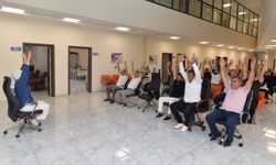 Gençlik ve Spor Müdürlüğü personeline 'iş yeri egzersizleri' eğitimi