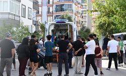Hafif ticari araç apartman duvarına çarptı
