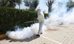 Hatay'da yeni eğitim yıl öncesinde eğitim kurumları ilaçlandı