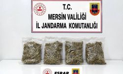 Mersin'de 2 kilo 100 gram esrar ele geçirildi