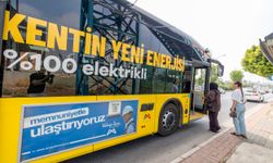 Mersin'de elektrikli otobüslere vatandaşlardan tam not