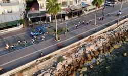 Mersinli öğrenciler evden okula güvenle pedalladı