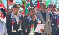 Alanya'da 'Gazze İçin Sessiz Çığlık Yürüyüşü'