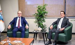 Defterdar Karayılan'dan ATB Başkanı Çandır'a ziyaret