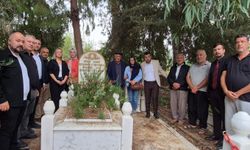 Efsane başkan mezarı başında anıldı