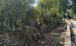 Kemer'de derelerde temizlik çalışmaları