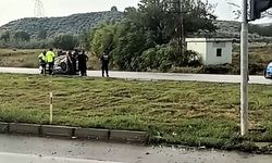 Kontrolden çıkan otomobil ters döndü: 3 yaralı