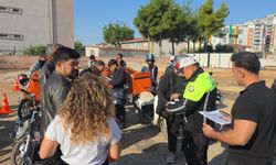 Kozan'da kuryelere trafik güvenliği eğitimi