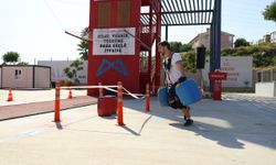 Mersin itfaiyesinde itfaiye eri alımı sınavları tamamlandı