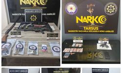Mersin'de uyuşturucu operasyonunda 14 tutuklama