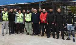 Motosiklet tutkunları Eğirdir'de buluştu