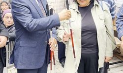 Osmaniye Belediyesi'nden Görme Engellilere Beyaz Baston desteği