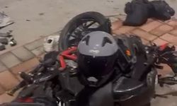Otomobille motosiklet çarpıştı: 1 ölü, 1 yaralı