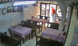 Şarja takılı cep telefonunu çaldı, o anlar kamerada