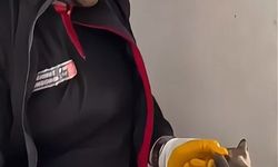 Su giderine sıkışan yavru kediyi itfaiye kurtardı