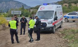 TIR elma bahçesine uçtu, sürücü öldü