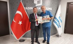 BASIN İLAN KURUMU BÖLGE MÜDÜRÜ DR. ÇETİN ORANLI’DAN GAZETEMİZ YAZARI OĞUZ TOPAÇOĞLU’NA ÖVGÜ