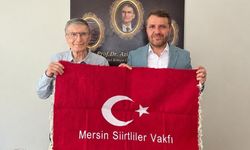 Mersin Siirtliler Vakfı Başkanı Zafer Şahin Özturan’dan Aziz Sancar’a Anlamlı Ziyaret