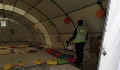 Darıca Belediyesi deprem bölgesinde salgın hastalıklara karşı önlem alıyor