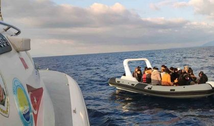 Datça’da 20 düzensiz göçmen kurtarıldı