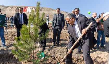 Bakanlık ve  ile Büyükşehir Belediyesi’nden Erciyes’te ağaçlandırma töreni