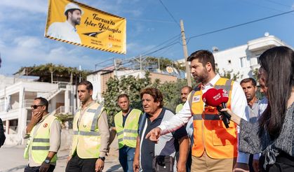 Tarsus'ta Yol Çalışmaları Devam Ediyor