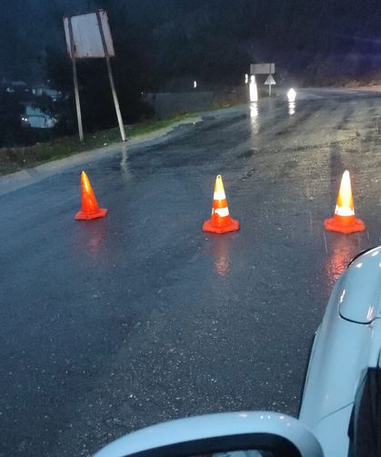 Adana'da Feke, Saimbeyli ve Tufanbeyli'yi bağlayan kara yolu ulaşıma kapandı