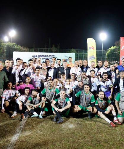 Birimler arası futbol turnuvası tamamlandı