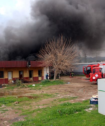 Ekmek fırını çıkan yangında kullanılamaz hale geldi