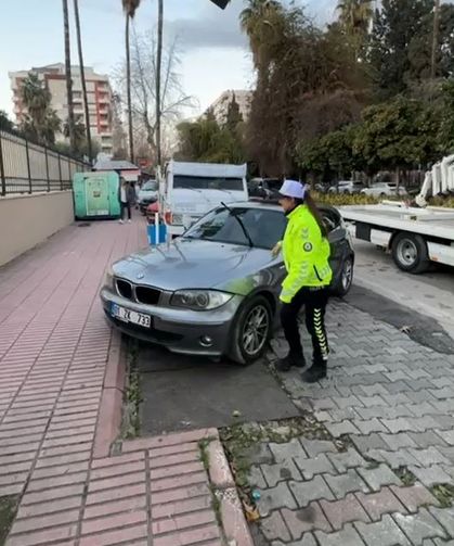 Hatalı park yapan 175 sürücüye 233 bin TL ceza