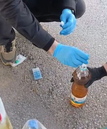 Mersin'de cipte 27 litre sentetik uyuşturucu ele geçirildi