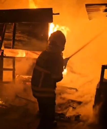 Baraka alev alev yandı