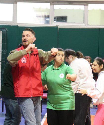 Down sendromlu çocuklara farkındalık etkinliği