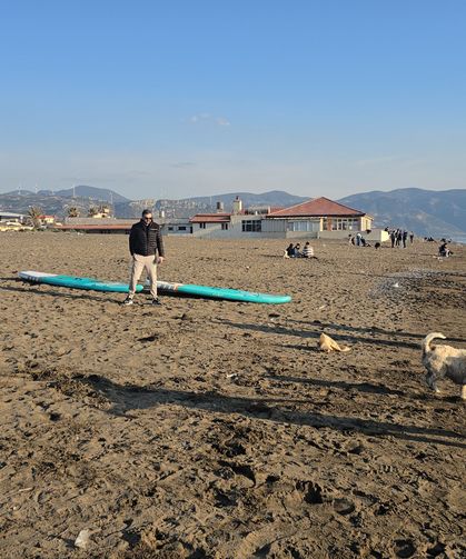Hatay sahillerinde hafta sonu yoğunluğu