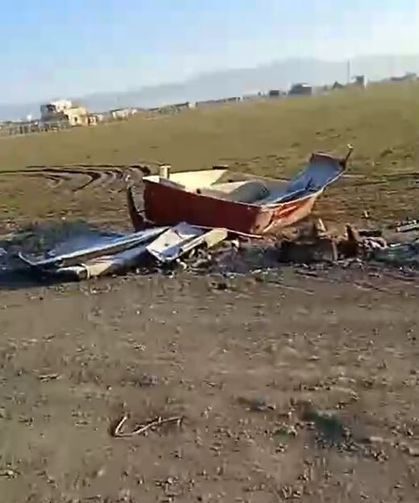 İsrail füzesinin isabet etmesi sonucu Fırat'ın öldüğü TIR'ın görüntüleri ortaya çıktı/ Ek fotoğraflar