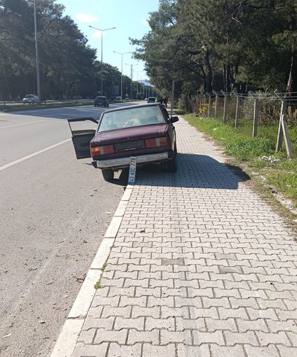 Kaza yapan araçta uyuşturucu madde bulundu