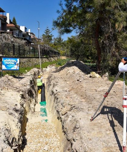 MESKİ, Mezitli Devlet Hastanesi atık su altyapısı çalışmalarını sürdürüyor