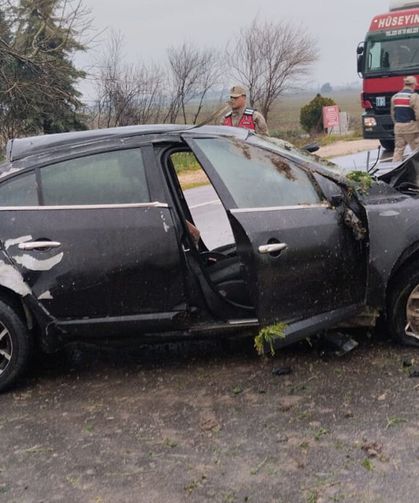 Otomobil takla attı; 1 yaralı