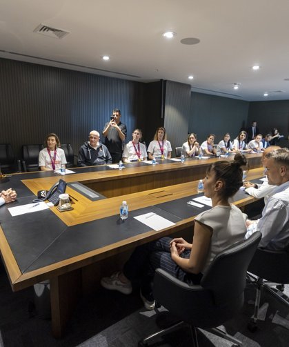 Başkan Seçer, ÇBK Mersin'i ağırladı