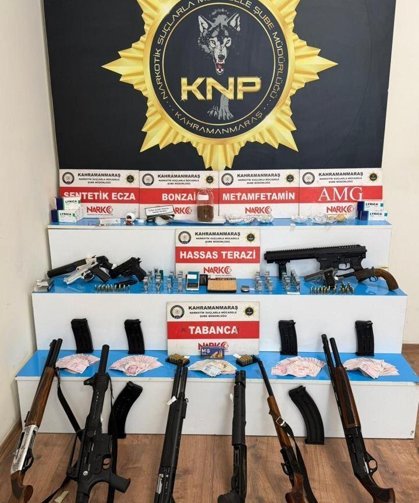 Kahramanmaraş merkezli uyuşturucu soruşturmasında 45 tutuklama