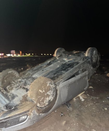 Otomobil takla attı; 1 ölü, 3 yaralı